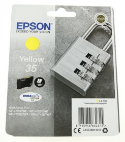 Epson Cartridge - 35 C13t35844010 Ink Cartridge Yellow 9 1ml