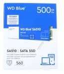 Western Digital Ssd M.2 - Sa510 Wd Blue™ Wd Blue Solid State laufwerk M.2 Intern 500 Gb Sata - WDS500G3B0B