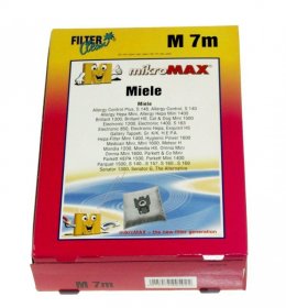 Filterclean Vacuum Cleaner Bags - M7m Fl0015-k Non Woven Dust Bags X 4 + 2 Filters Miele Replacement