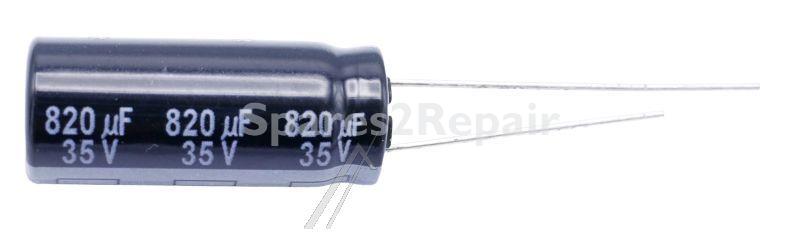 Panasonic 35v Radial Electrolytic 105 De - 820uf-35v Elco Radial Pan 105° 10x20mm