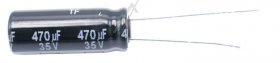 Panasonic 35v Radial Electrolytic 105 De - 470uf-35v Elko Radial Pan Capacitor 105° 8x20mm
