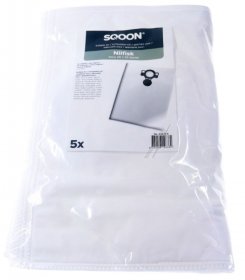 Sqoon Vacuum Cleaner Bags - 42278-5 Dust Bag 5 Pieces Alternative For Nilfisk Alto-wap-kew Aero 20-25