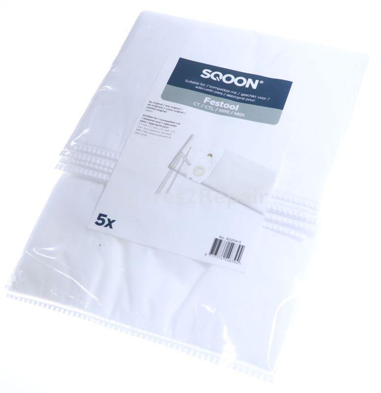 Sqoon Vacuum Cleaner Bags - Vacuum Cleaner Bag Alternative For Festool 498411 Ct-ctl-mini-midi