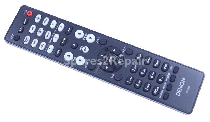 Sound United Ir remote Control - Rc-1255 919307102570s Remote Control Black Denon
