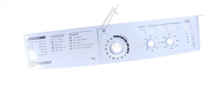 Detergent Dispenser Cover - C00647884 488000647884 Control Panel+handle Ewc 71252 W [Whirlpool Indesit]