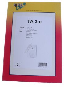 Filterclean Vacuum Cleaner Bags - Ta 3m Fl0705-k Dust Bags X 3