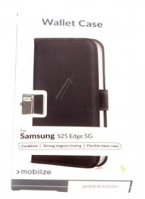 Mobilize Leather Bag Gsm - 80761 Mobilize Classic Gelly Wallet Book Case Samsung Galaxy S25 Edge 5g Black