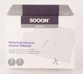Sqoon Vacuum Cleaner Filter - S0157 Filter Set Universal For Vacuum Cleaner 2pcs