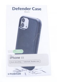 Mobilize Leather Bag Gsm - 28998 Mobilize Defender Case Apple Iphone 15 Black