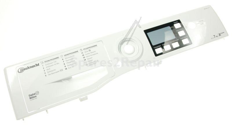 Panel - C00543154 488000543154 Console Wm Steam 7 100 [Whirlpool Indesit]