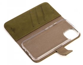Mystyle Leather Bag Gsm - 80636 My Style Flex Wallet For Apple Iphone 13-14-15 Forest Green