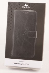 Mystyle Leather Bag Gsm - 28615 My Style Flex Wallet For Samsung Galaxy A34 5g Black
