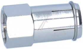 Wisi Coaxial Adaptor - Dv 49 A 12972 Intermediate Plug F-fix-f-quick 10 Pieces