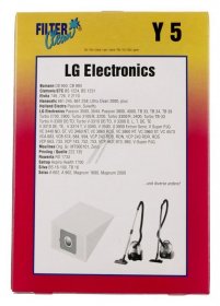 Filterclean Vacuum Cleaner Bags - Y5 000144-k Vacuum Cleaner Bags X 6 + Motor Filter