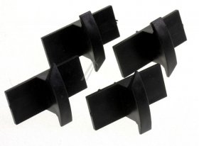 Faber Franke Roblin Button Set - 133 0082 001 Slid switch 0-1 Bk (4 Pcs)