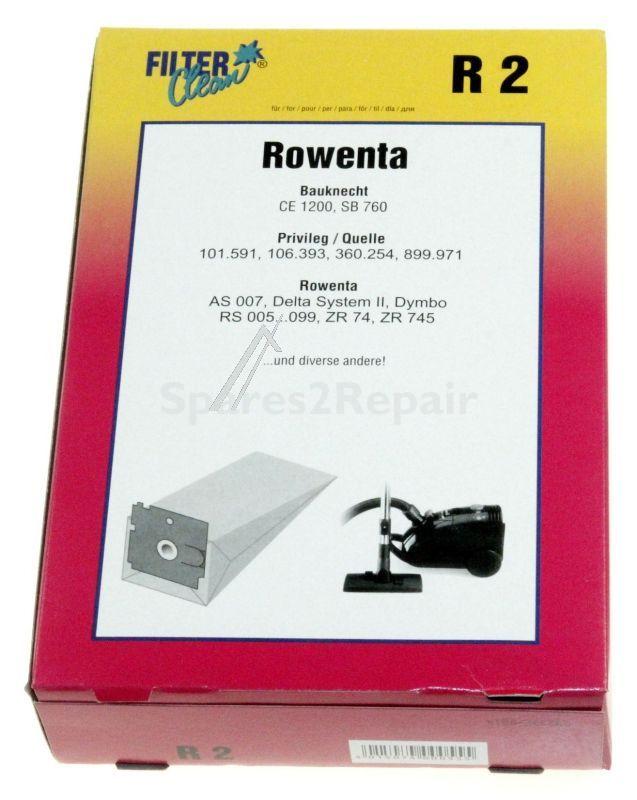 Filterclean Vacuum Cleaner Bags - R2 000068-k Dust Bags X5