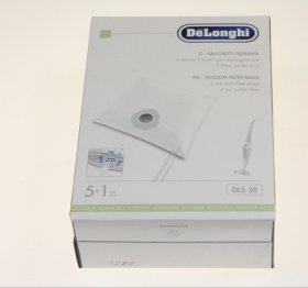 Vacuum Cleaner Bags - Dls38 5519210261 5 Dust Bags + 1 Filter [Delonghi]
