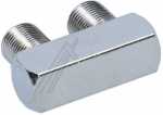 F-jack/f-jack Adaptor - F-coupling - F-coupling Connector 180 Degree