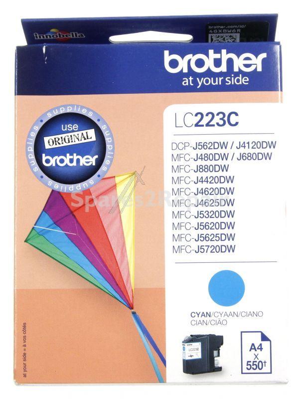 Brother Cartridge - Lc223c Brother Ink Cartridge Cyan 0 55k