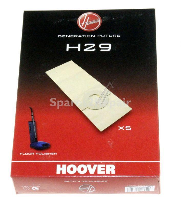 Vacuum Cleaner Bags - H29 F2002 09178369 H29 Bags F2002(pck5) Crtn [Candy Hoover]