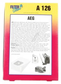 Filterclean Vacuum Cleaner Bags - A126 000060-k Gr28 Dust Bags X5