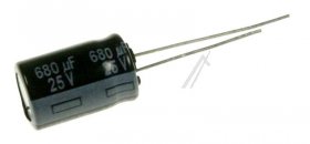 Panasonic 25v Radial Electrolytic 105 De - 680uf-25v Eeufr1e681 Elcap Radial Pan 105° 10x16mm -rohs-
