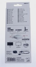 Schwaiger Hdmi Converter - Hdmrca01513 Hdmi Converter + 3 Rca + Hdmi Sockets