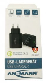Ansmann Usb Power Supplies - 130q 1001-0099 Home Charger Qualcomm Quick Charge 3 0 18w