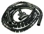 Delock Cable Cover - Cable Spiral Wrap 2,5 M X 30 Mm Black