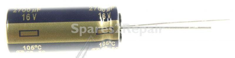 Panasonic 16v Radial Electrolytic 105 De - 2700uf-16v Elco Radial Capacitor Pan 105° 12 5x30mm Rm=5 0mm -rohs-