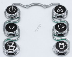 Button - 5913212341 Buttons (abs) Crmt Srg Ec850(t) [Delonghi]