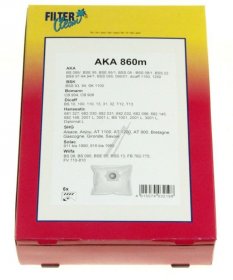 Filterclean Vacuum Cleaner Bags - Aka860m Fl1117-k Dust Bags X6