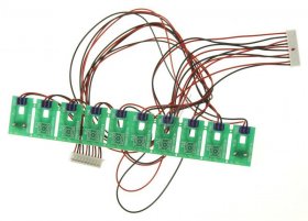 Button - 5232115400 Platine 10 Tasten + Flach (procond) Eabi [Delonghi]