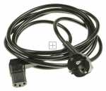 Liebherr Cold Mains Plug And Lead - 600978500 Power Cord Europe Black Plug