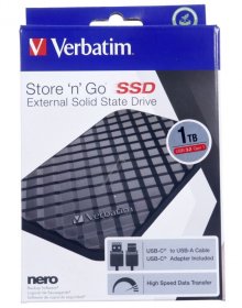 Verbatim Usb 2,5" Hard Discs - Store ´n´ Go 1tb -usb-c Ssd Hard Disk, Bk