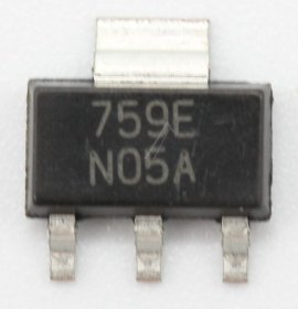 Texas Instruments Fixed Voltage Reg. Pos. - N05a Lm1117mpx-3 3-nopb Voltage Regulator Ldo +3 3v-0 8a Smd Sot-223