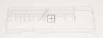 Smeg Perforated Rail - 769350122 Visor 4 Push B 60 Mod