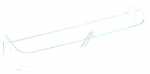 Refrigerator - Freezer Door Shelf - 2246107193 Can Shelf [Electrolux Aeg]