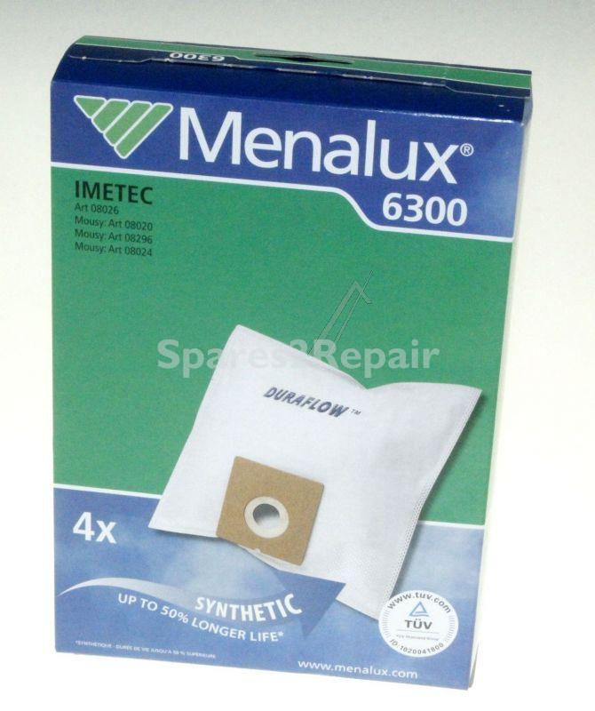Vacuum Cleaner Bags - 9002561638 6300 - 4 Bags [Electrolux Aeg]