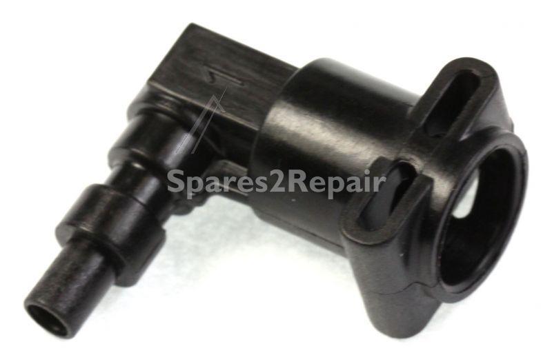 Saeco Hose Coupling - Blk Mech 2x4 Antihaft Tube 90 Co