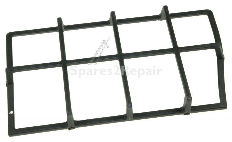 Cooker Pan Support - C00291424 482000031925 Pan Grid (rh)black 2f Adv+rubber [Whirlpool Indesit]