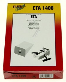 Filterclean Vacuum Cleaner Bags - Eta140 000020-k Dust Bags X8