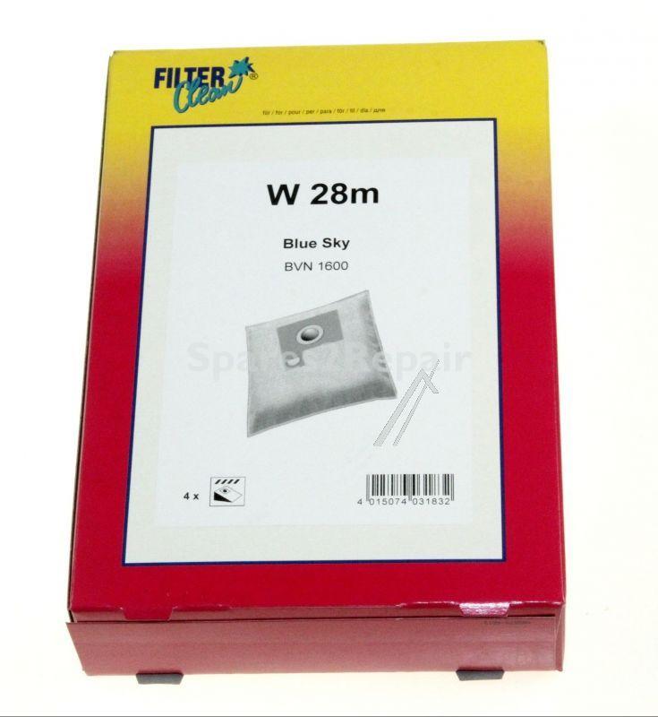 Filterclean Vacuum Cleaner Bags - W28m Fl0749-k Dust Bags