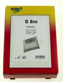 Filterclean Vacuum Cleaner Bags - S8m Fl0087-k Dust Bags Vlies X6