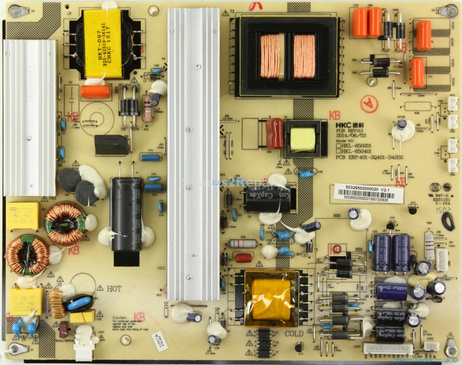 Baird TI6509DLEDBH - Power Supply - 50326502000020 - HKL-650201 - HKL-650401