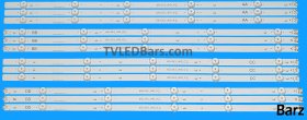 LG 65 inch Full LED Backlight Array - 65UJ63_UHD_A + 65UJ63_UHD_B + 65UJ63_UHD_C + 65UJ63_UHD_D - AGF78818401 - NC650DGE-AAFX