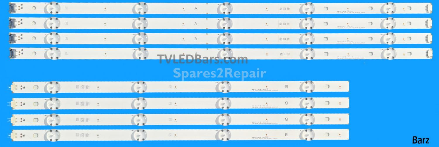 LG LED Backlight Array LG AGF79045801 49" FHD NC490DUE-SADP 8pcs