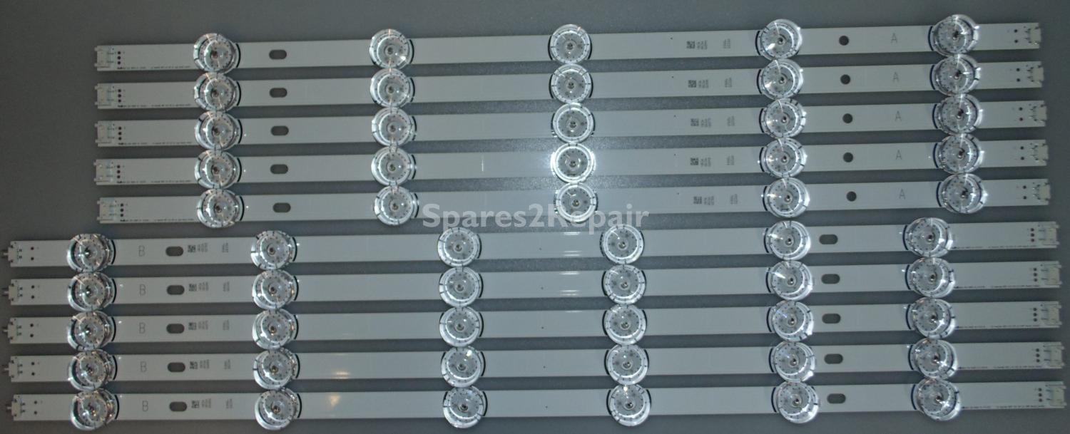 LED Backlight Array LG Innotek DRT 3.0 55" LC550DUE LC550DUH FG AGF78401601 AGF78401701 55LB/55LF 10pcs