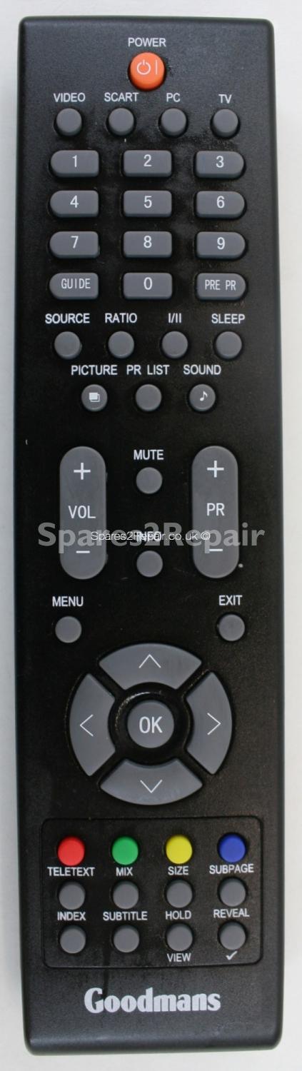 Goodmans B8080124-1 Remote Control (Original)