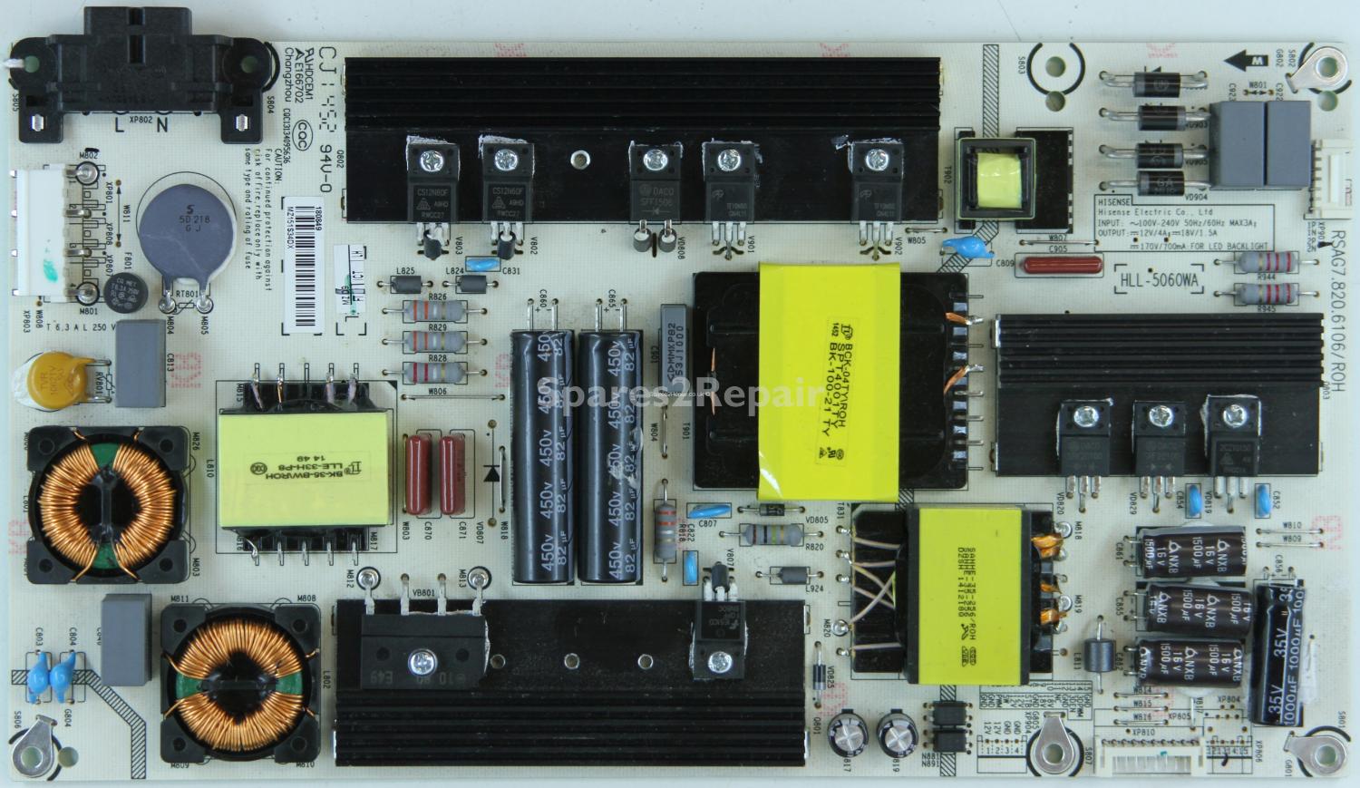 Hisense LTD55K220WSEU - Power Supply - 180849 - HLL-5060WA - RSAG7.820.6106/ROH